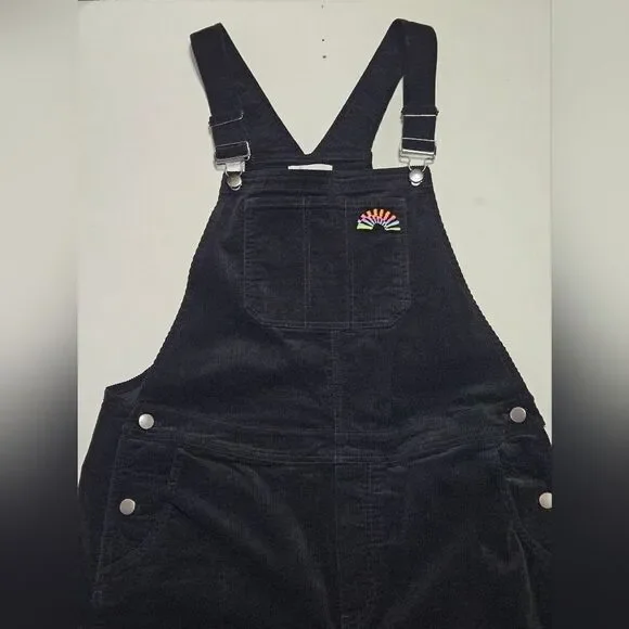 NWT BP Be Proud Men's/ Women's Gender Inclusive Overall Corduroy Short Size M - Picture 4 of 11